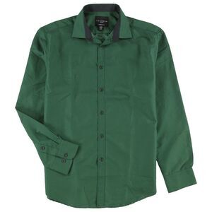CALABRUM Mens Wrinkle Free Button Down Dress Shirt, NWT